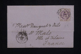 ROYAUME UNI - Victoria 2 1/2d. Sur Lettre De Londres Pour La France En 1885 - L 125494 - Covers & Documents