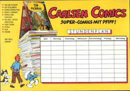 Stundenplan Carlsen Verlag, Super-Comics Mit Pfiff, Tim & Struppi Schlümpfe Yakari Spirou & Fantasio - Unclassified
