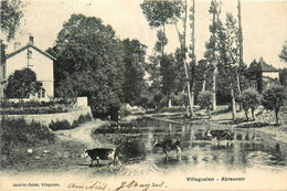 Villegusien * 1904 * Abreuvoir Au Village - Otros & Sin Clasificación