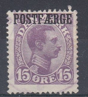 OM1908. Denmark 1919. POSTFÆRGE. Michel 2a. Cancelled - Pacchi Postali