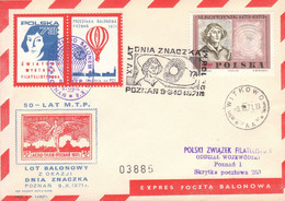 1971 Balloon Mail - Transported In A Balloon BZG STOMIL (Copernicus) 03885 - POWR - Palloni