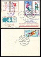 1972 ''STOMIL'' Postal Balloon With A Special Date Stamp For The Olympic Games In Sapporo And Munich (06512) POWR - Ballonnen