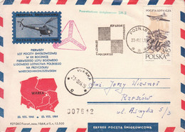 1964 - I Helicopter Mail Flight Poznan - Warka (007612) POWR - Ohne Zuordnung