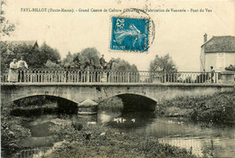 Fayl Billot * Coin Du Village Et Pont Du Vau * Gendarmes Chevaux * Grand Centre De Culture Et De Fabrication De Vannerie - Fayl-Billot