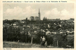 Fayl Billot * Vue Générale Du Village * Grand Centre De Culture Et De Fabrication De Vannerie - Fayl-Billot