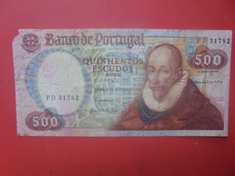 PORTUGAL 500 ESCUDOS 1979 Abimer ! Circuler (L.6) - Portugal