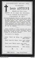 BERTRIX ..-- Mr Louis ANTOINE , Né En 1886 , Décédé En 1909 à BERTRIX . - Bertrix