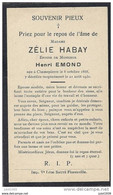 CHASSEPIERRE ..-- Mme Zélie HABAY , épouse De Mr Henri EMOND , Née En 1868 , Décédée En 1930 à CHASSEPIERRE .. - Florenville