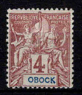 Obock - 1892  -  Type Sage  - N° 34  - Neufs * - Ungebraucht