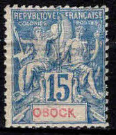 Obock - 1892  -  Type Sage  - N° 37 - Neufs * - Nuovi