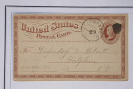 AZ2 ETATS UNIS   BELLE  CARTE 1875 SALEM +A VOIR ++++AFFRANCH. INTERESSANT - Cartas & Documentos