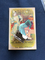 Les Sables D'olonne * Carte à Système Ancienne Complète * Clown Cirque Circus - Sables D'Olonne