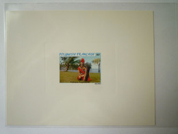 2022 - 3319  EMISSION  LUXE   1981  -  FOLKLORE POLYNESIEN  28F    XXX - Lettres & Documents