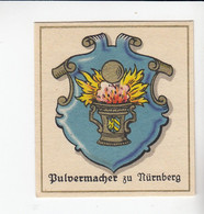 Aurelia Deutsche Zunftwappen Pulvermacher Zu Nürnberg  Bild #123 Von 1935 - Colecciones Y Lotes