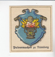 Aurelia Deutsche Zunftwappen Pulvermacher Zu Nürnberg  Bild #123 Von 1935 - Collezioni E Lotti
