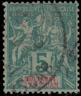Anjouan 1892. ~ YT 4 - 5 C. Type Sage - Oblitérés