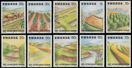 1159/1168** - Lutte Contre L'érosion / Strijd Tegen De Erosie / Erosionsschutz / Erosion Control - RWANDA - Vegetazione