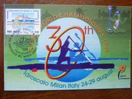 1999  ITALIA  CANOE KAYAK   MAXIMUM CARD - Canoë