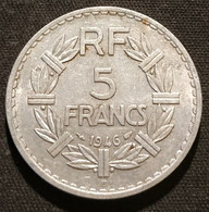 FRANCE - 5 FRANCS 1946 B - Lavrillier - Aluminium - Gad 766 - KM 888b.2 - J. 5 Francos