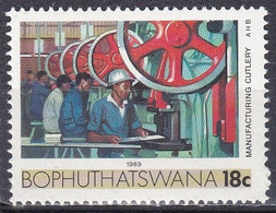 Bophuthatswana RSA 1989 Wirtschaft Economy Industrie Industry Essbesteck Cutlery Flatware, Mi. 222 ** - Bophuthatswana