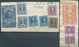 ITALIA-ITALY-ITALIEN,1959 Imposta Sull'entrata,Revenue Fiscal -Tax,Obliterated On The Document Fragment - Revenue Stamps