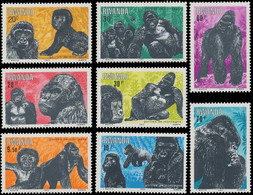 1177/1184** - Gorilles Des Montagnes II / Berggorilla's II / Berg Gorillas II / Mountain Gorillas II - RWANDA - Gorillas