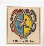 Aurelia Deutsche Zunftwappen Kuttler   Zu Nürnberg   Bild #91 Von 1935 - Collezioni E Lotti