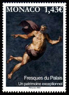 Monaco 2022 - Les Fresques Du Palais Princier (Détail Du Plafond De La Salle Du Trône) ** - Unused Stamps