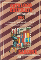 49-sc.4-Filatelia-Catalogo Unificato1990-Europa Occidentale-vol.1°-Andorra-Austria-Belgio-Danimarca-Faroer (vedi Sotto). - Handbücher Für Sammler