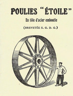 Paris 1930  INDUSTRIE POULIES ETOILE ALFRED CLOT INGENIEUR CONSTRUCTEUR Pour PUBLICITE MOTEURS GNOME RHONE V.SCANS - Pubblicitari