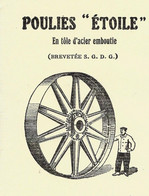 Paris 1930  INDUSTRIE POULIES ETOILE ALFRED CLOT INGENIEUR CONSTRUCTEUR Pour PUBLICITE MOTEURS GNOME RHONE V.SCANS - Publicités