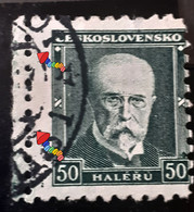 Errors Czechoslovakia 1930 #Mi 295  Thomas Masaryk President Used - Varietà & Curiosità