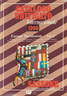 50-sc.4-Filatelia-Catalogo Unificato1990-Europa Occidentale-vol.2°-Irlanda-Islanda-Liechtenstein-Lussemburgo Vedi Sotto - Collectors Manuals