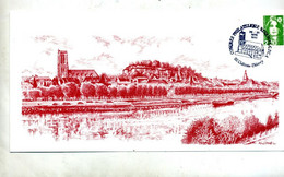 Carte Cachet Chateau Thierry Congres - Bolli Commemorativi