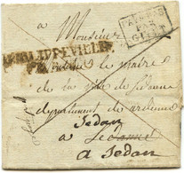 BELGIQUE - PHILIPPEVILLE + PORT PAYE MANUSCRIT + PAYS BAS PAR GIVET SUR LETTRE DE CLERMONT POUR GIVET, 1826 - 1815-1830 (Période Hollandaise)