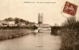 Oudon * Le Canal à L'entrée Du Port * Village - Oudon
