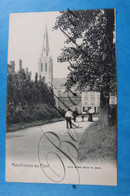 Marchienne Au Pont. Une Allée Dans Le Parc Eglise 1910 - Charleroi
