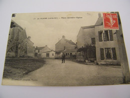 CPA - La Plaine (44) - Place Derrière L'Eglise - 1918 - SUP - (GP 97) - La-Plaine-sur-Mer