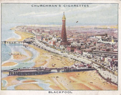 Wings Over The Empire 1939 - 10 Blackpool - Churchman - M Size - Aerial Views - Churchman