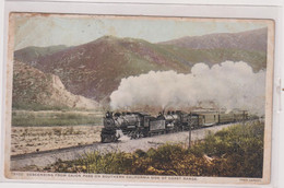 CPA-D19- SANTA FE TRAIN-near The City Of San Bernadino-San Gabriel VALLEY- Train à Vapeur - San Bernardino