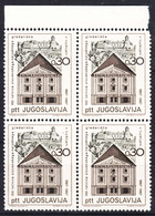 Yugoslavia 1967 Mi#1249 Mint Never Hinged Piece Of 4 - Ungebraucht