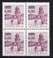 Yugoslavia 1980 Mi#1856 Mint Never Hinged Piece Of 4 - Neufs