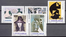 Yugoslavia Republic 1986 Art Mi#2201-2205 Mint Never Hinged - Ungebraucht