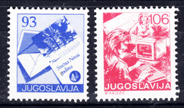 Yugoslavia Republic 1987 Mi#2255-2256 Mint Never Hinged - Neufs