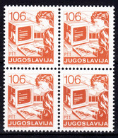 Yugoslavia Republic 1988 Mi#2258 Mint Never Hinged Piece Of 4 - Neufs