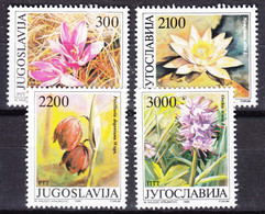 Yugoslavia Republic 1989 Flowers Mi#2333-2336 Mint Never Hinged - Ongebruikt