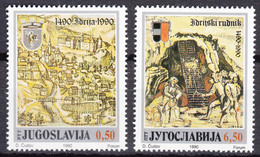 Yugoslavia Republic 1990 Mi#2430-2431 Mint Never Hinged - Neufs