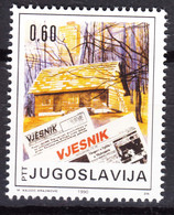 Yugoslavia Republic 1990 Newspapers Mi#2432 Mint Never Hinged - Ongebruikt