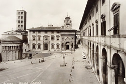 Cartolina - Arezzo - Piazza Grande - 1955 Ca. - Arezzo