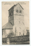 88 Vosges Médonville La Vieille église Des 11 Et 12 E Siècle , Femme Devant Murette Du Cimetière - Other & Unclassified